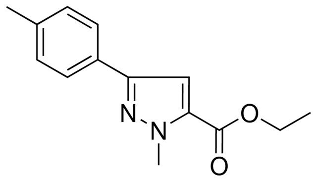 ETHYL 1-METHYL-3-(4-METHYLPHENYL)-1H-PYRAZOLE-5-CARBOXYLATE