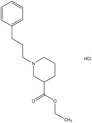 ethyl 1-(3-phenylpropyl)-3-piperidinecarboxylate hydrochloride