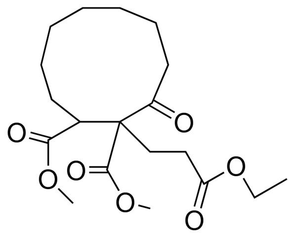 ETHYL 1,2-BIS(METHOXYCARBONYL)-10-OXO-CYCLODECANEPROPIONATE