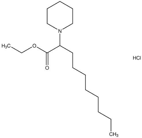 ethyl 2-(1-piperidinyl)decanoate hydrochloride