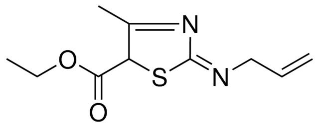 ETHYL 2-(ALLYLIMINO)-4-METHYL-2,5-DIHYDRO-1,3-THIAZOLE-5-CARBOXYLATE