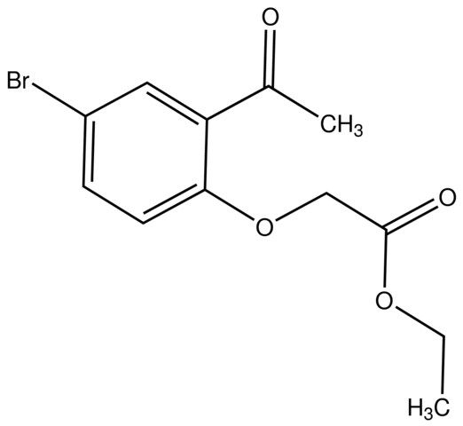 ethyl 2-(2-acetyl-4-bromophenoxy)acetate