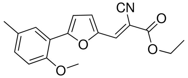 ETHYL 2-CYANO-3-(5-(2-METHOXY-5-METHYLPHENYL)-2-FURYL)-2-PROPENOATE