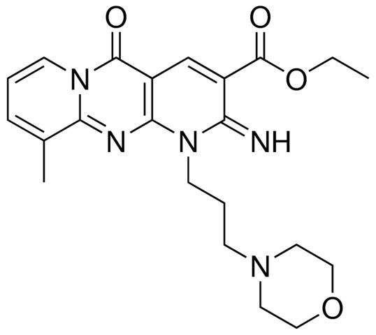 ETHYL 2-IMINO-10-METHYL-1-[3-(4-MORPHOLINYL)PROPYL]-5-OXO-1,5-DIHYDRO-2H-DIPYRIDO[1,2-A:2,3-D]PYRIMIDINE-3-CARBOXYLATE