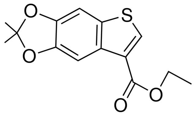ETHYL 2,2-DIMETHYLTHIENO(2,3-F)-1,3-BENZODIOXOLE-7-ACETATE