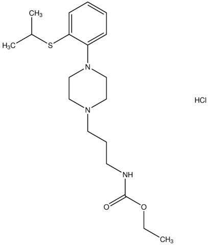 ethyl 3-{4-[2-(isopropylsulfanyl)phenyl]-1-piperazinyl}propylcarbamate hydrochloride