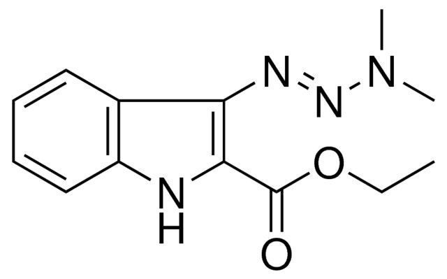 ETHYL 3-[(1E)-3,3-DIMETHYL-1-TRIAZENYL]-1H-INDOLE-2-CARBOXYLATE