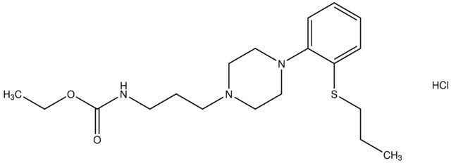 ethyl 3-{4-[2-(propylsulfanyl)phenyl]-1-piperazinyl}propylcarbamate hydrochloride