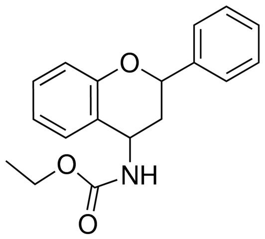 ethyl 2-phenyl-3,4-dihydro-2H-chromen-4-ylcarbamate