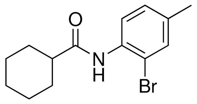 CYCLOHEXANECARBOXYLIC ACID (2-BROMO-4-METHYL-PHENYL)-AMIDE