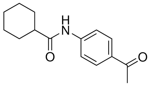 CYCLOHEXANECARBOXYLIC ACID (4-ACETYL-PHENYL)-AMIDE