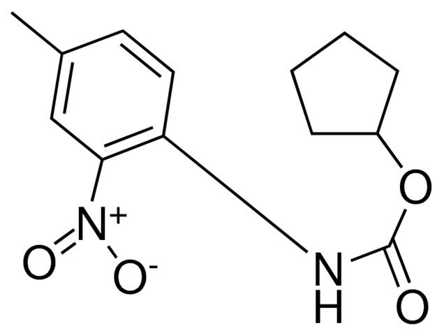 CYCLOPENTYL N-(4-METHYL-2-NITROPHENYL)CARBAMATE