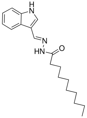 DECANOIC (3-INDOLYLMETHYLENE)HYDRAZIDE