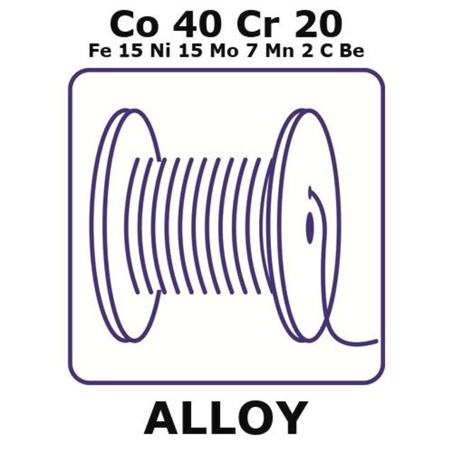 Cobalt-chromium-iron-nickel-molybdenum-manganese alloy, Co40Cr20Fe15Ni15Mo7Mn2CBe