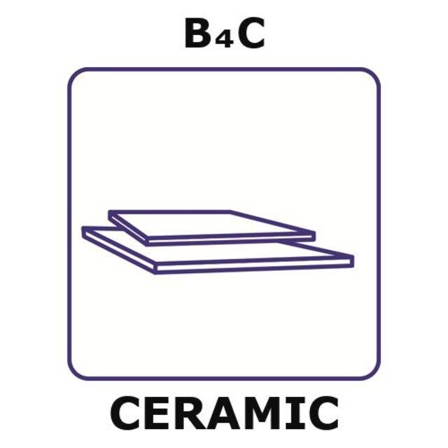 Boron carbide-hot-pressed