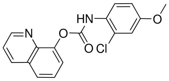 8-QUINOLYL N-(2-CHLORO-4-METHOXYPHENYL)CARBAMATE
