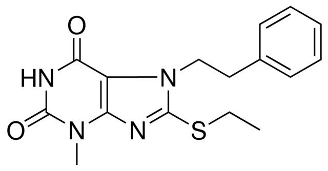 8-ETHYLSULFANYL-3-METHYL-7-PHENETHYL-3,7-DIHYDRO-PURINE-2,6-DIONE