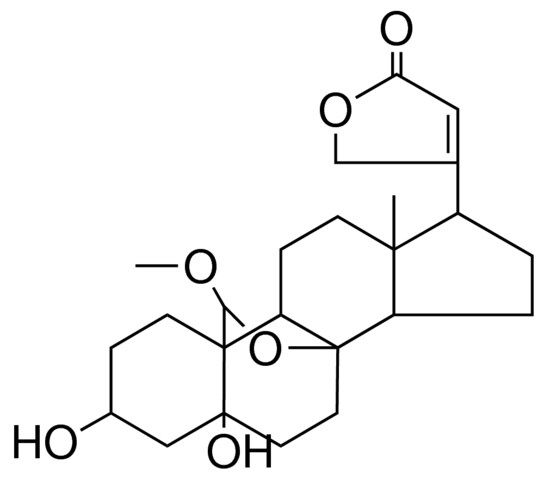 8,19-EPOXY-3-BETA,5-DIHYDROXY-19-METHOXY-5-BETA-CARD-20(22)-ENOLIDE