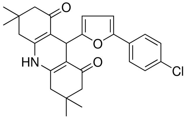 9-[5-(4-CHLOROPHENYL)-2-FURYL]-3,3,6,6-TETRAMETHYL-3,4,6,7,9,10-HEXAHYDRO-1,8(2H,5H)-ACRIDINEDIONE