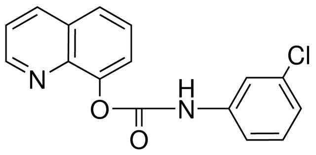 8-QUINOLYL N-(3-CHLOROPHENYL)CARBAMATE