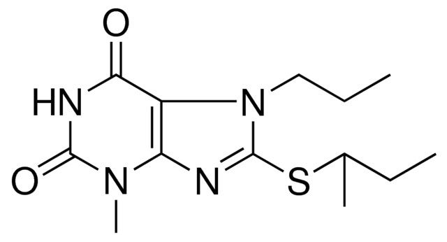 8-SEC-BUTYLSULFANYL-3-METHYL-7-PROPYL-3,7-DIHYDRO-PURINE-2,6-DIONE