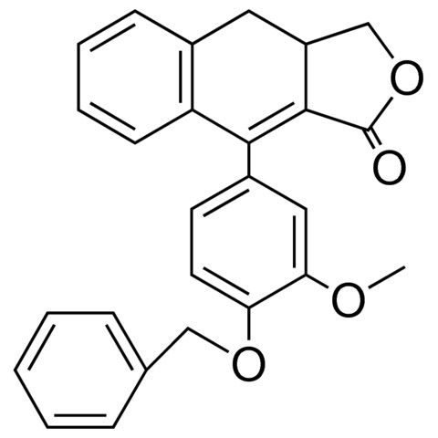 9-(4-BENZYLOXY-3-METHOXY-PHENYL)-3A,4-DIHYDRO-3H-NAPHTHO(2,3-C)FURAN-1-ONE