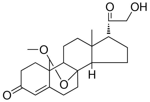 8,19-EPOXY-21-HYDROXY-3,20-DIOXO-14-BETA,17-ALPHA-PREGN-4-EN-19-YL  METHYL ETHER