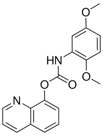 8-QUINOLYL N-(2,5-DIMETHOXYPHENYL)CARBAMATE