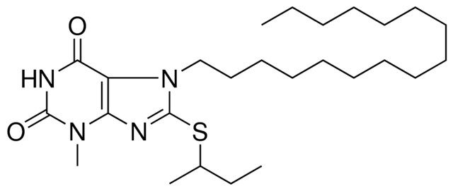 8-SEC-BUTYLSULFANYL-7-HEXADECYL-3-METHYL-3,7-DIHYDRO-PURINE-2,6-DIONE