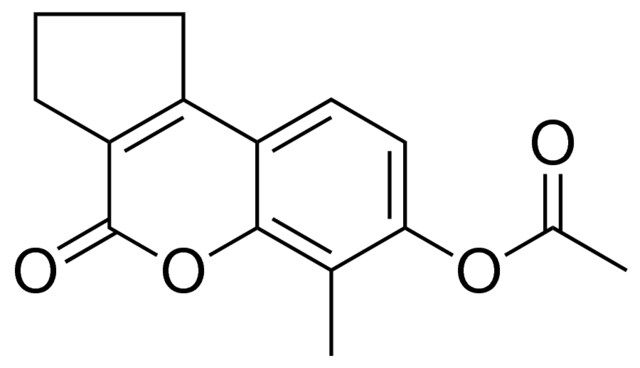 ACETIC ACID 6-METHYL-4-OXO-1,2,3,4-TETRAHYDRO-CYCLOPENTA(C)CHROMEN-7-YL ESTER