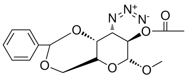 ACETIC ACID 8-AZIDO-6-MEO-2-PHENYL-HEXAHYDRO-PYRANO(3,2-D)(1,3)DIOXIN-7-YL ESTER