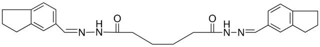 ADIPIC ACID (5-INDANYLMETHYLENE)-HYDRAZIDE