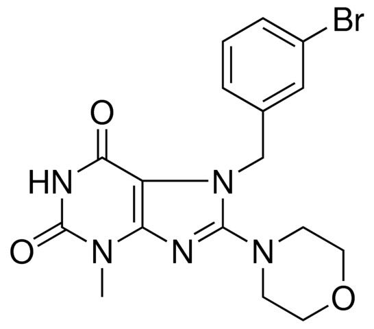 7-(3-BROMO-BENZYL)-3-METHYL-8-MORPHOLIN-4-YL-3,7-DIHYDRO-PURINE-2,6-DIONE