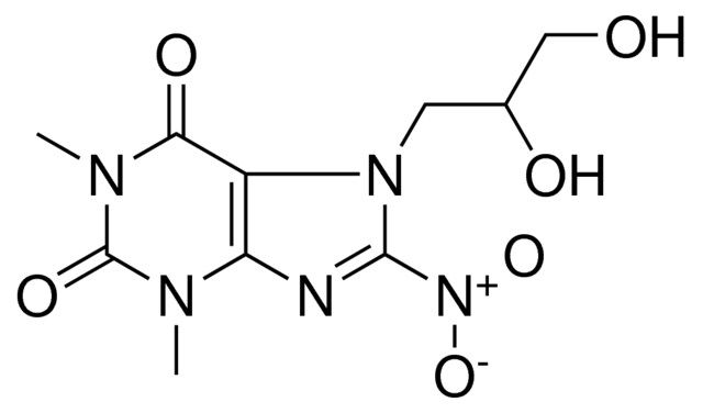 7-(2,3-DIHYDROXYPROPYL)-1,3-DIMETHYL-8-NITRO-3,7-DIHYDRO-1H-PURINE-2,6-DIONE
