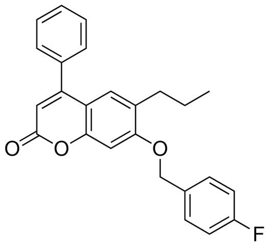 7-(4-FLUORO-BENZYLOXY)-4-PHENYL-6-PROPYL-CHROMEN-2-ONE