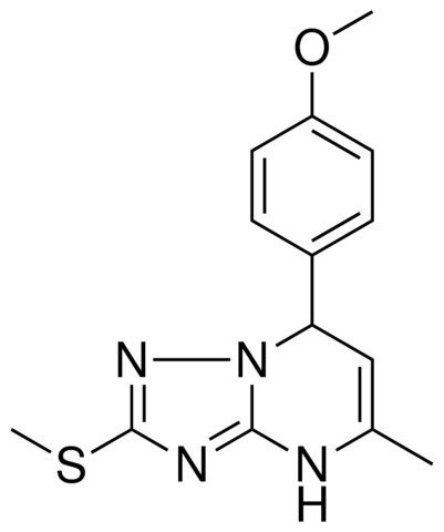 7-(4-MEO-PH)-5-ME-2-METHYLSULFANYL-4,7-DIHYDRO-(1,2,4)TRIAZOLO(1,5-A)PYRIMIDINE