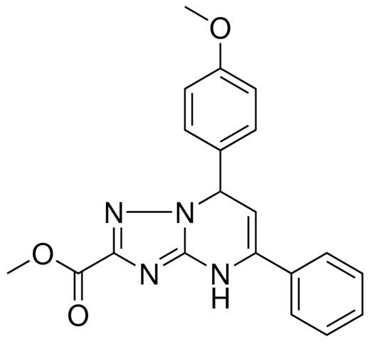 7-(4-MEO-PH)-5-PH-2H-(1,2,4)TRIAZOLO(1,5-A)PYRIMIDINE-2-CARBOXYLIC ACID ME ESTER