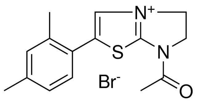 7-AC-2-(2,4-DIMETHYLPHENYL)-5H,6H,7H-IMIDAZO(2,1-B)(1,3)THIAZOL-4-IUM BROMIDE