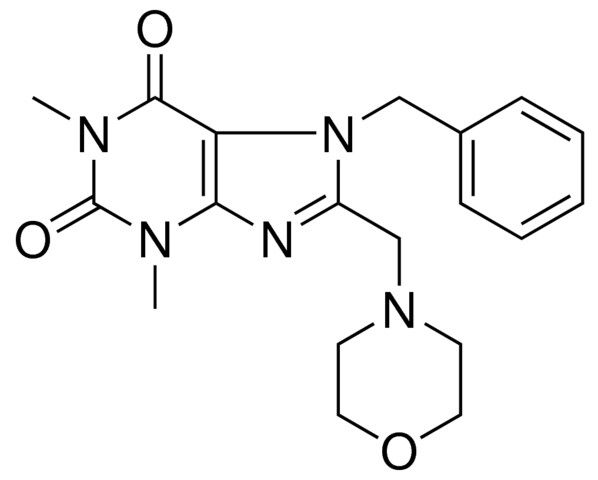 7-BENZYL-1,3-DIMETHYL-8-(4-MORPHOLINYLMETHYL)-3,7-DIHYDRO-1H-PURINE-2,6-DIONE