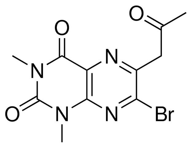 7-BROMO-1,3-DIMETHYL-6-(2-OXOPROPYL)-2,4(1H,3H)-PTERIDINEDIONE