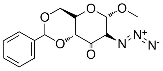 7-AZIDO-6-METHOXY-2-PHENYL-TETRAHYDRO-PYRANO(3,2-D)(1,3)DIOXIN-8-ONE