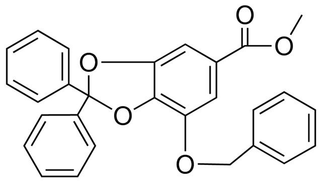 7-BENZYLOXY-2,2-DIPHENYL-BENZO(1,3)DIOXOLE-5-CARBOXYLIC ACID METHYL ESTER
