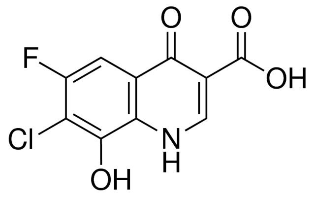 7-CHLORO-6-FLUORO-8-HYDROXY-4-OXO-1,4-DIHYDRO-QUINOLINE-3-CARBOXYLIC ACID