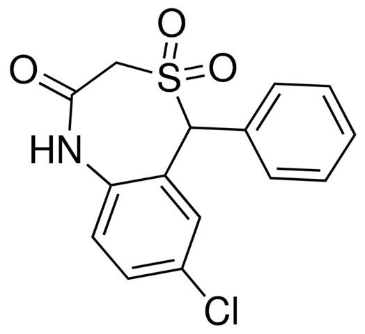 7-chloro-5-phenyl-1,5-dihydro-4,1-benzothiazepin-2(3H)-one 4,4-dioxide