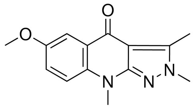 6-METHOXY-2,3,9-TRIMETHYL-2,9-DIHYDRO-4H-PYRAZOLO(3,4-B)QUINOLIN-4-ONE