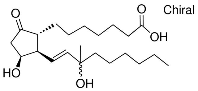 7-((1R,2R,3S)-3-hydroxy-2-((E)-3-hydroxy-3-methylnon-1-enyl)-5-oxocyclopentyl)heptanoic acid