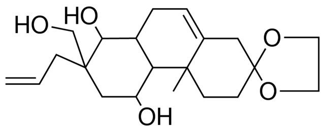 7'ALLYL-DECAHYDRO-(HYDROXYMETHYL)-METHYLSPIRO(DIOXOLANE22'(1'H)PHENANTHRENE)DIOL