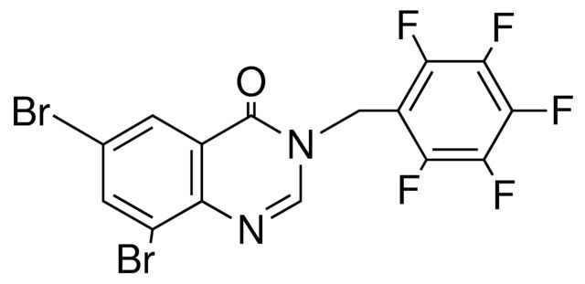 6,8-DIBROMO-3-(2,3,4,5,6-PENTAFLUORO-BENZYL)-3H-QUINAZOLIN-4-ONE