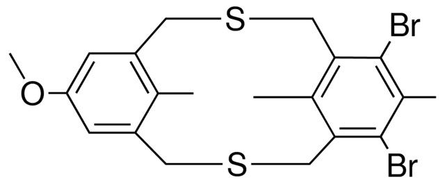 6,8-DIBROMO-15-MEO-TRIMETHYL-3,11-DITHIA-TRICYCLO(11.3.1.1(5,9))OCTADECA-HEXAENE