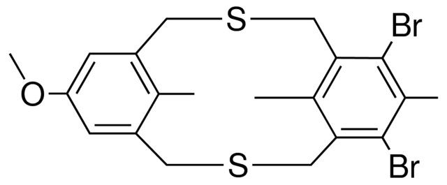 6,8-DIBROMO-15-MEO-TRIMETHYL-3,11-DITHIA-TRICYCLO(11.3.1.1(5,9))OCTADECA-HEXAENE